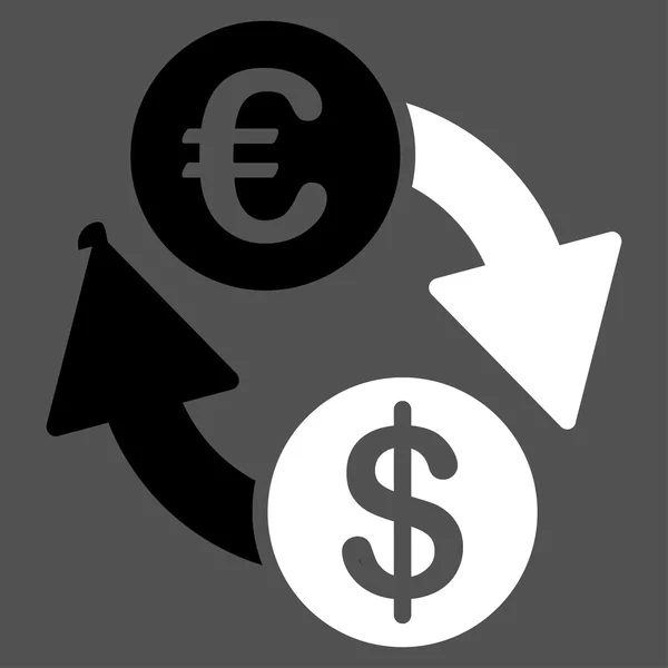 Mynt Exchange ikonen — Stock vektor