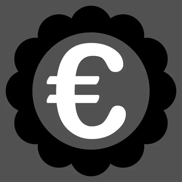 Icono de sello de calidad Euro — Archivo Imágenes Vectoriales