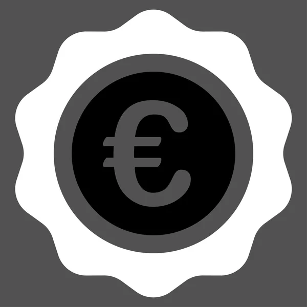 Icône Sceau de qualité Euro — Image vectorielle