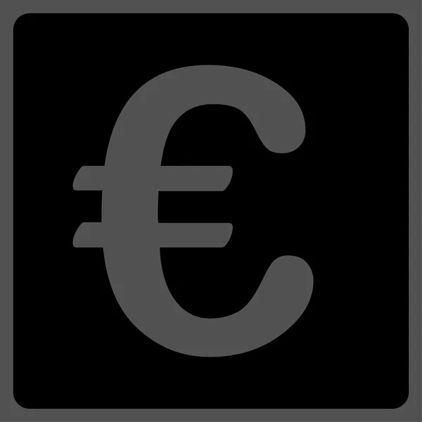 Icône financière Euro — Image vectorielle