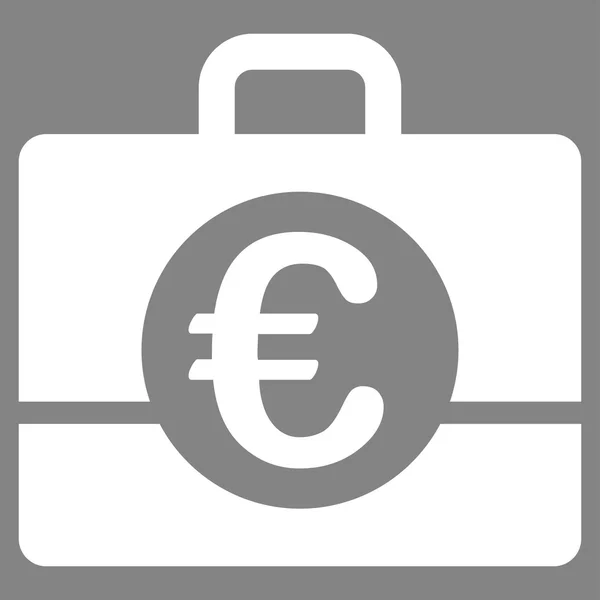 Icono contable euro — Vector de stock