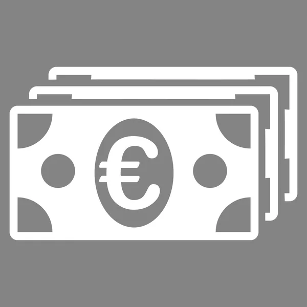 Ikon Uang Euro - Stok Vektor