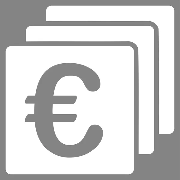 Euro Finanzas icono — Archivo Imágenes Vectoriales