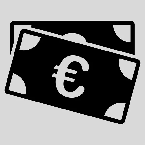 Εικονίδιο τραπεζογραμματίων ευρώ — Διανυσματικό Αρχείο