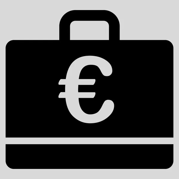 Euro zaak pictogram — Stockvector