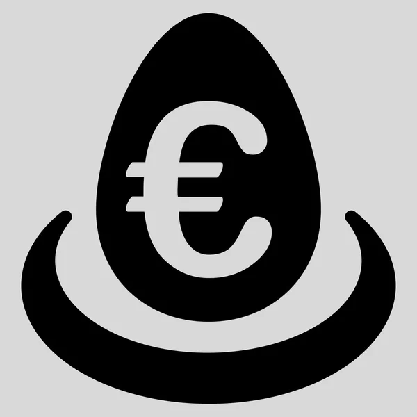 Icône de dépôt Euro — Image vectorielle