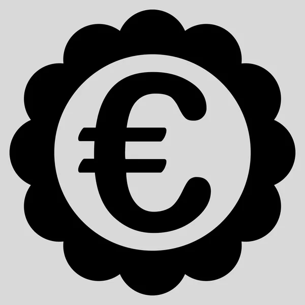 Icono de sello de calidad Euro — Archivo Imágenes Vectoriales