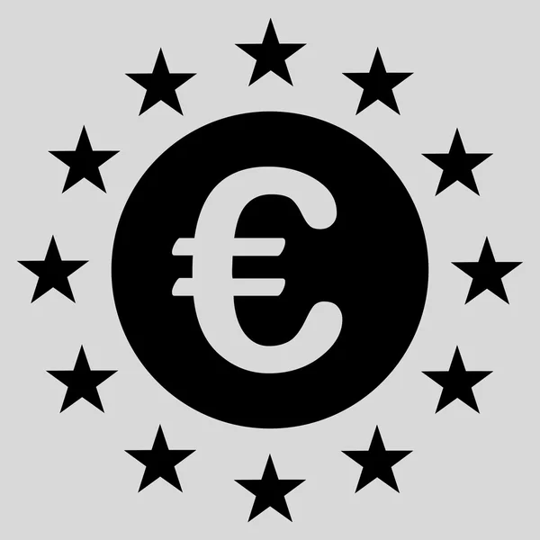 Ícone Estrelas da União Euro — Vetor de Stock