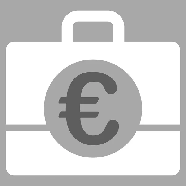 Icono contable euro — Vector de stock