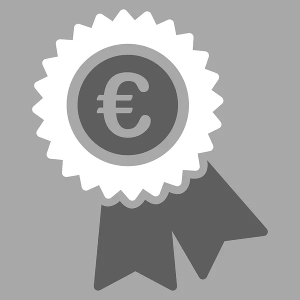 Icono de garantía en euros — Archivo Imágenes Vectoriales
