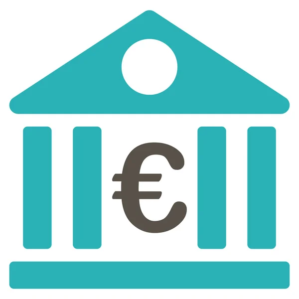 欧元银行图标 — 图库矢量图片