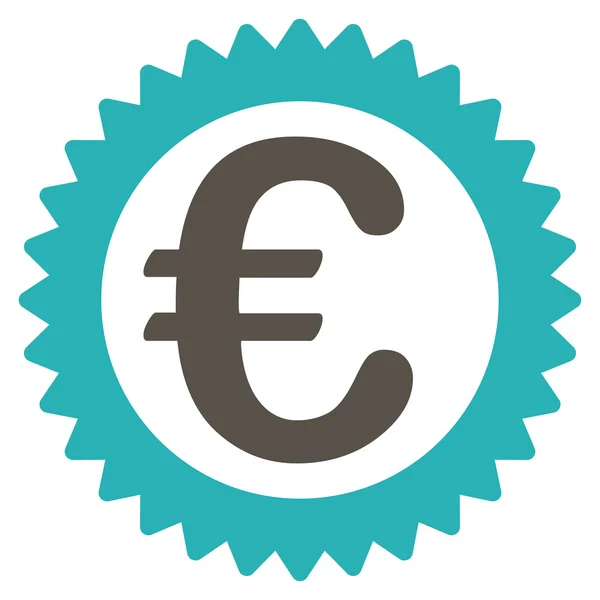 欧元奖励图章图标 — 图库矢量图片