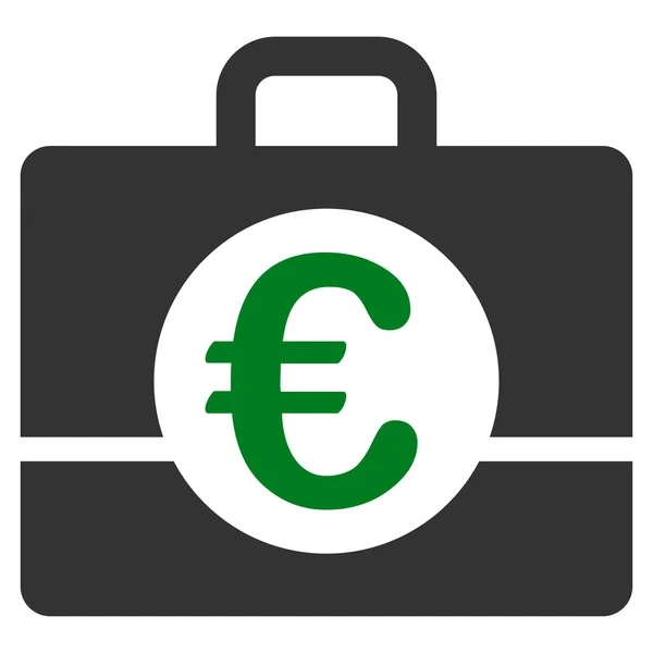 Icono contable euro — Vector de stock