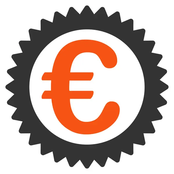Ευρώ ανταμοιβή σφραγίδα εικονίδιο — Διανυσματικό Αρχείο
