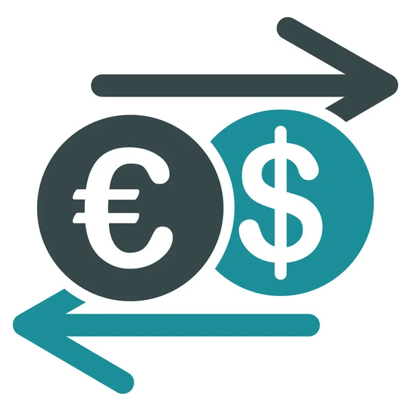 Icona di cambio valuta — Vettoriale Stock