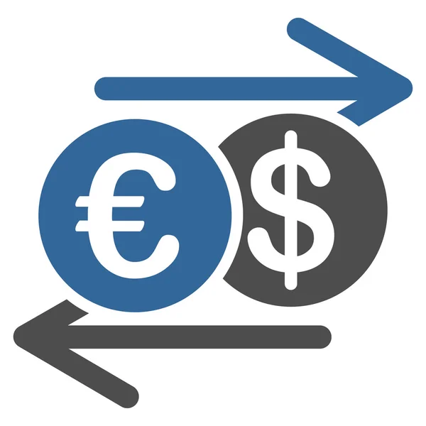 Icona di cambio valuta — Vettoriale Stock