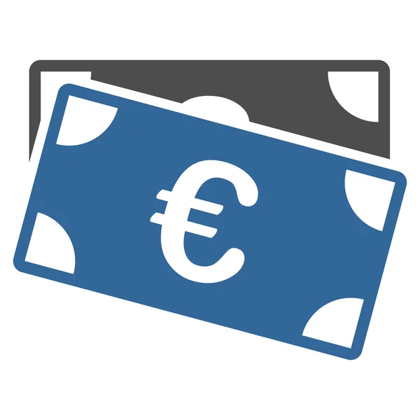 Symbol für Euro-Banknoten — Stockvektor