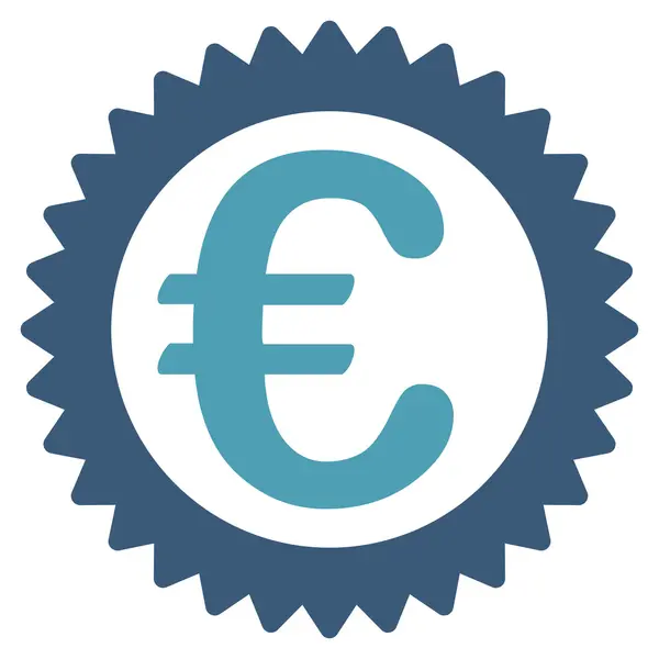 Ícone do selo de recompensa do euro —  Vetores de Stock