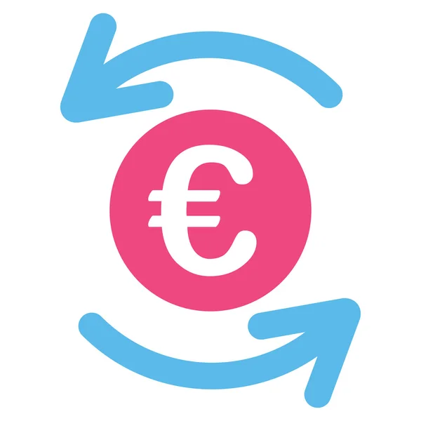 Refresh Euro Balance Icon — Stock Vector