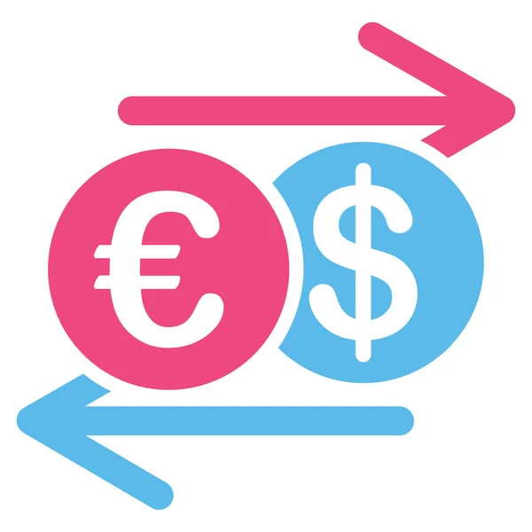 Icono de cambio de divisas — Vector de stock