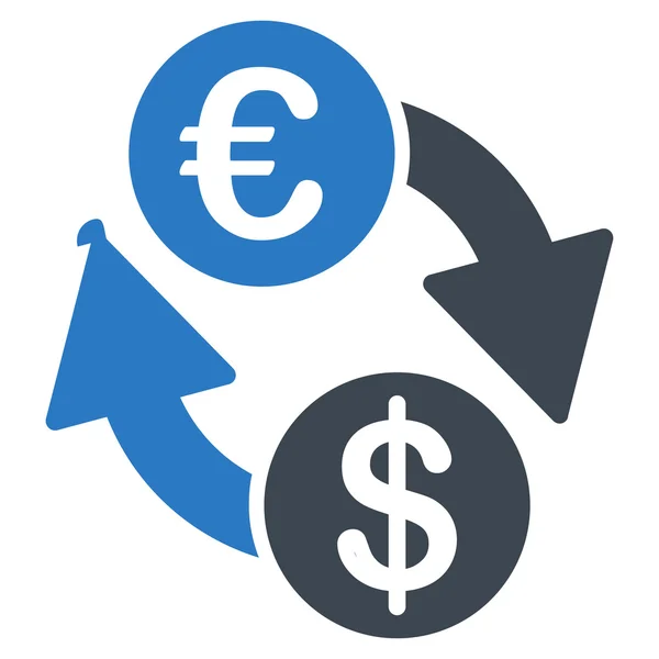 Munten Exchange pictogram — Stockvector