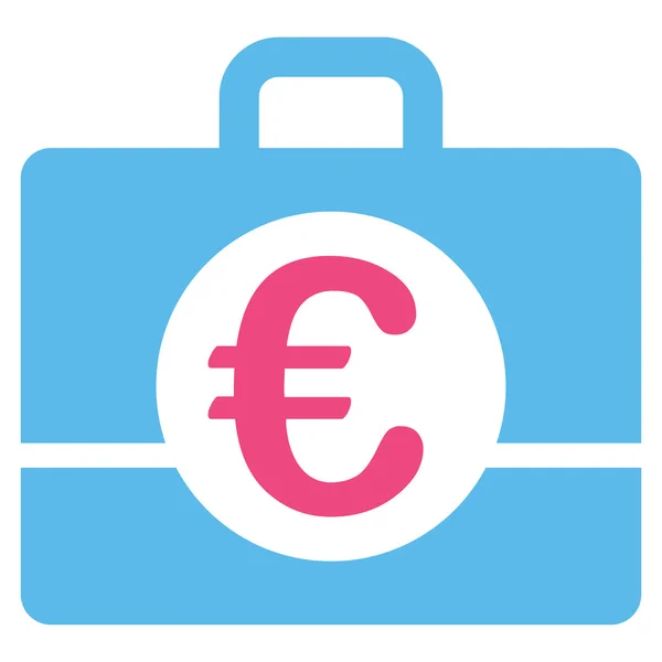 Icono contable euro — Vector de stock