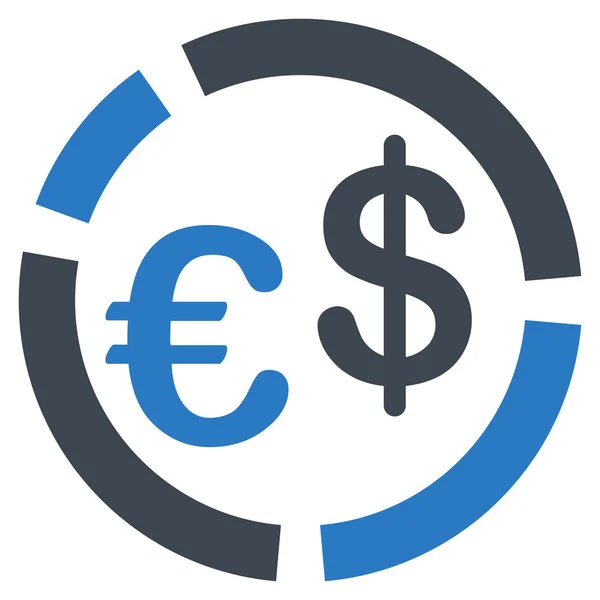 Währungsdiagramm-Symbol — Stockvektor