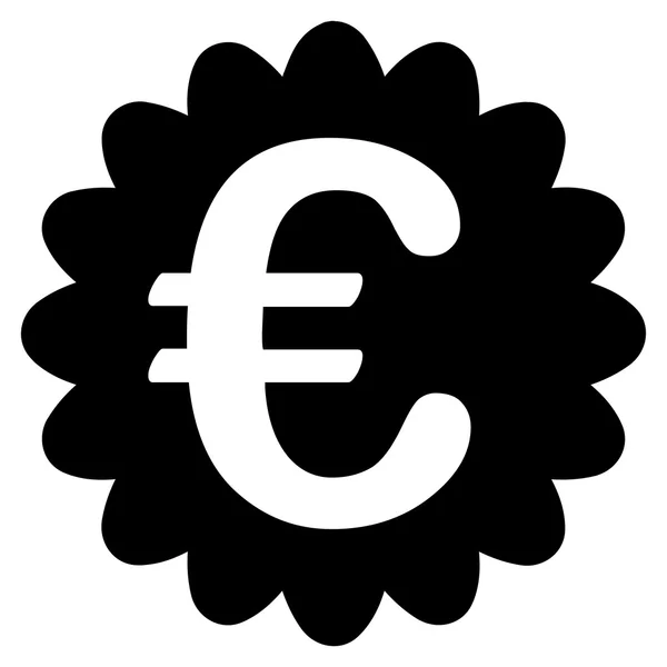 Ευρώ βραβείο σφραγίδα εικονίδιο — Διανυσματικό Αρχείο