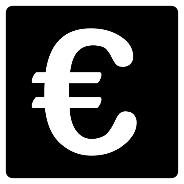 Euro icono financiero — Vector de stock