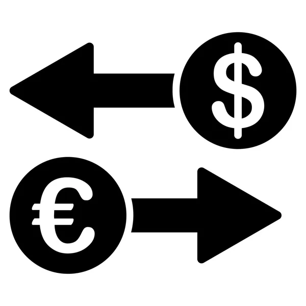 Valuta transaktioner ikonen — Stock vektor