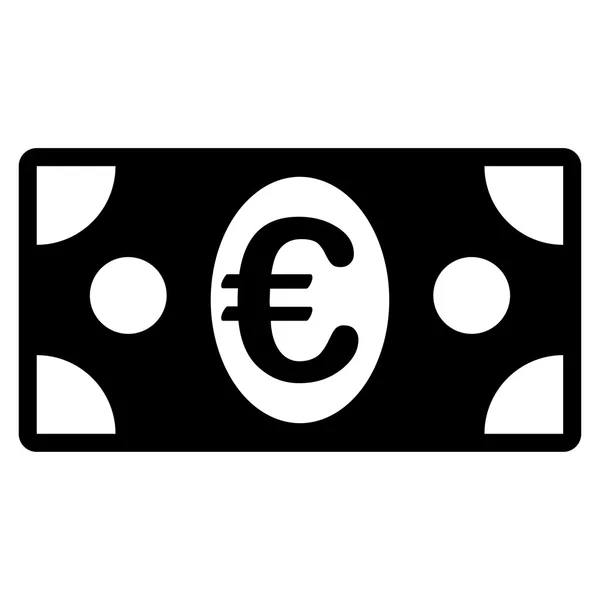 Euro-bankjegy ikon — Stock Vector