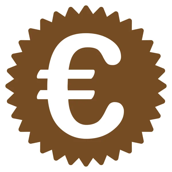 Euro Reward Seal Icon — Stock Vector