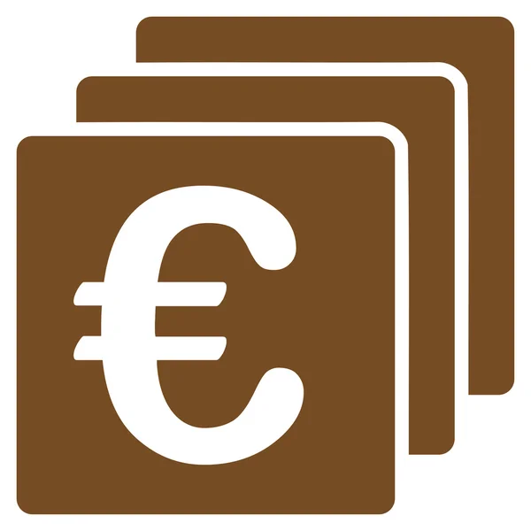 Euro Financiën pictogram — Stockvector