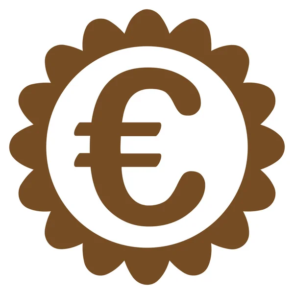 Icono de calidad Euro — Archivo Imágenes Vectoriales