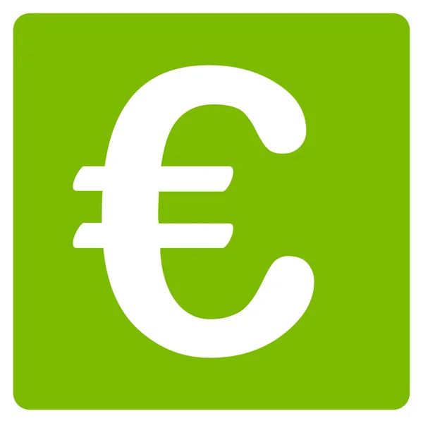 Icône financière Euro — Image vectorielle