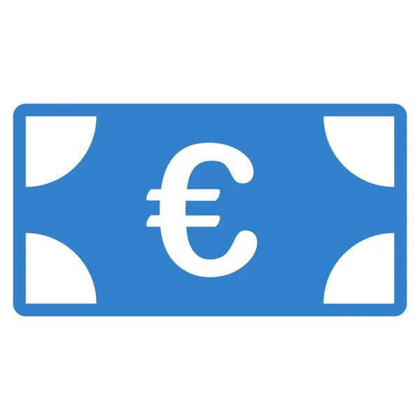 Euro-bankjegy ikon — Stock Vector