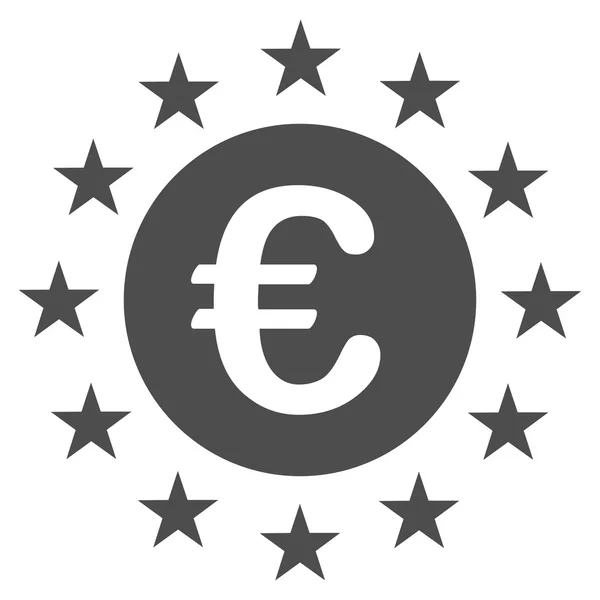 Euro Unie sterren pictogram — Stockvector