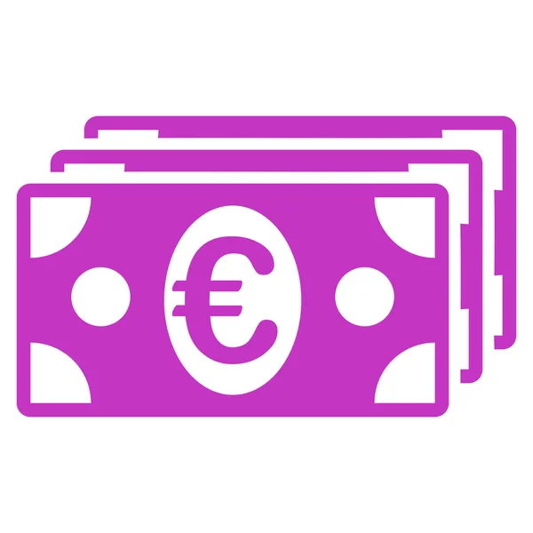 Symbol für Euro-Banknoten — Stockvektor