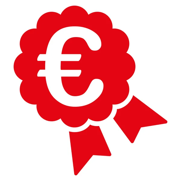 Euro díjat ikon — Stock Vector