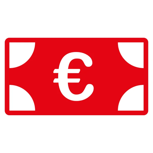 Euro Banknote Icon — Stock Vector