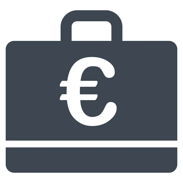 Eurons fall ikonen — Stock vektor