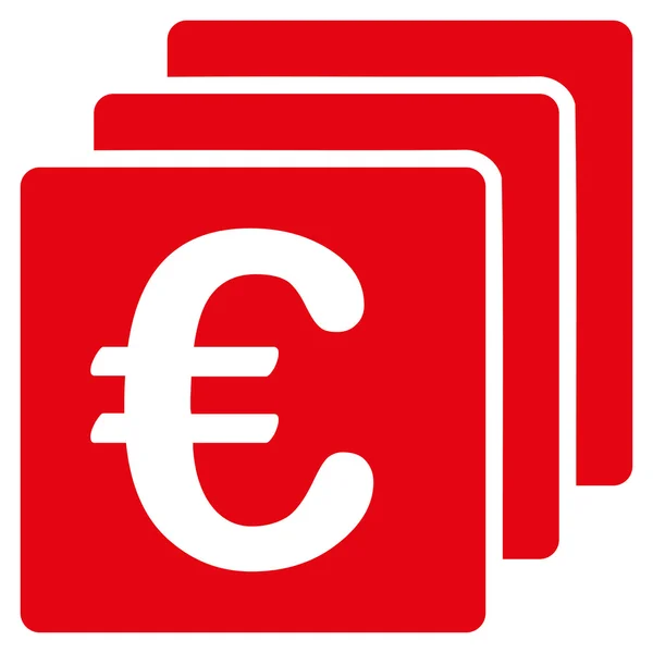 Euro Finanzas icono — Vector de stock