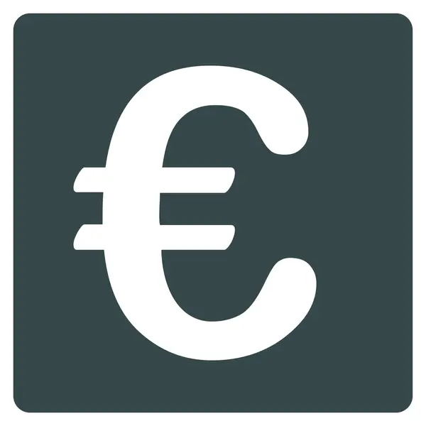 Icona Finanziaria Euro — Vettoriale Stock
