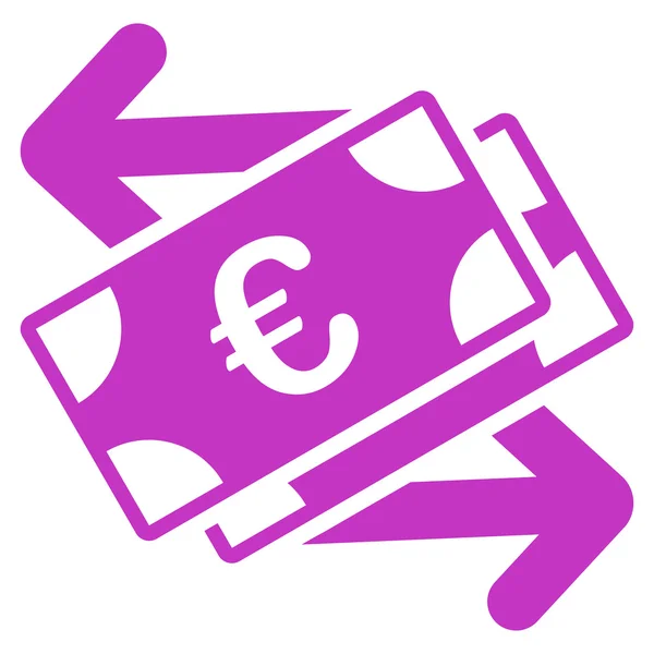 Zahlungssymbole für Euro-Banknoten — Stockvektor