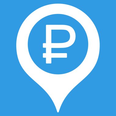 Rublesi banka işareti simgesi