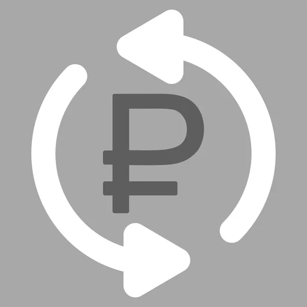 Uppdatera rubeln balans ikonen — Stock vektor