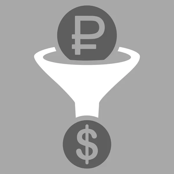 Roebel valuta conversie pictogram — Stockvector