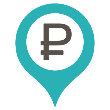 Rublesi banka işareti simgesi