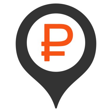 Rublesi banka işareti simgesi