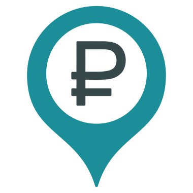 Rublesi banka işareti simgesi